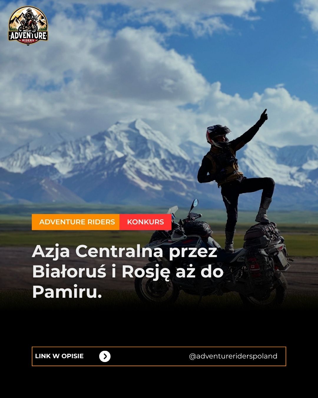 <a href="https://adventureriders.pl/2026-azja-centralna-przez-bialorus-i-rosje-az-do-pamiru-_karol_tokarczyk/" target="_blank">Zobacz podróż: Azja Centralna przez Białoruś i Rosję aż do Pamiru. - Karol Tokarczyk</a>