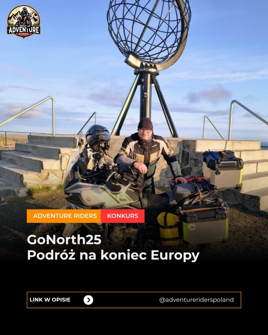 <a href="https://adventureriders.pl/2026-gonorth25-podroz-na-koniec-europy_krzysztof_kaczurba/" target="_blank">Zobacz podróż: GoNorth25 - Podróż na koniec Europy - Krzysztof Kaczurba</a>