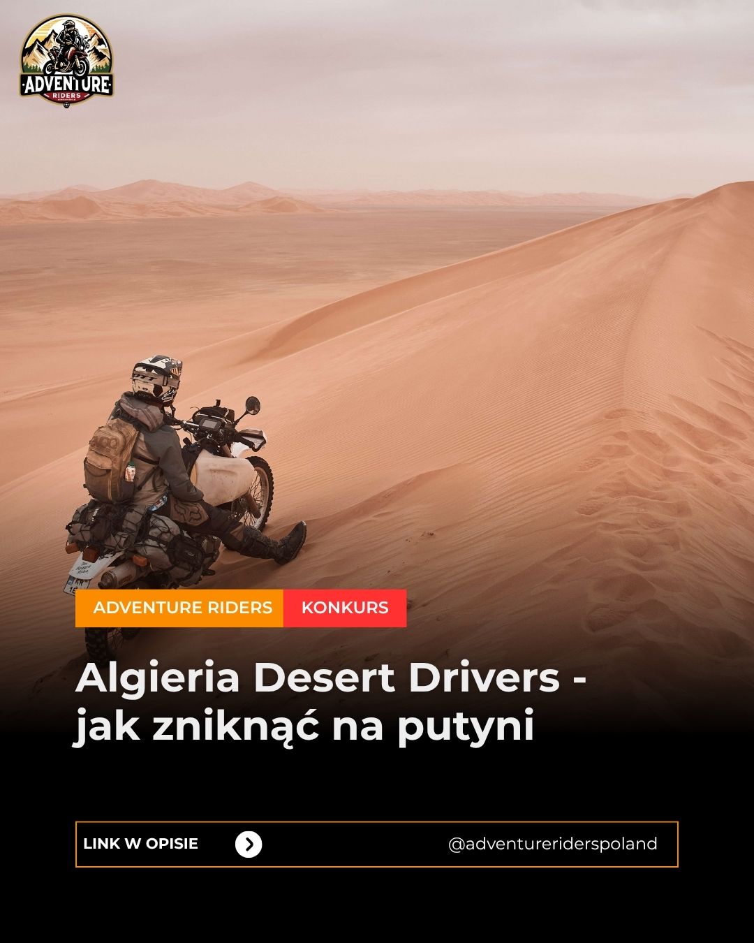 <a href="https://adventureriders.pl/2026-algeria-desert-divers-jak-zniknac-na-putyni_pawel_halastra/" target="_blank">Zobacz podróż: Algieria Desert Divers - jak zniknąć na putyni - Paweł Halastra</a>